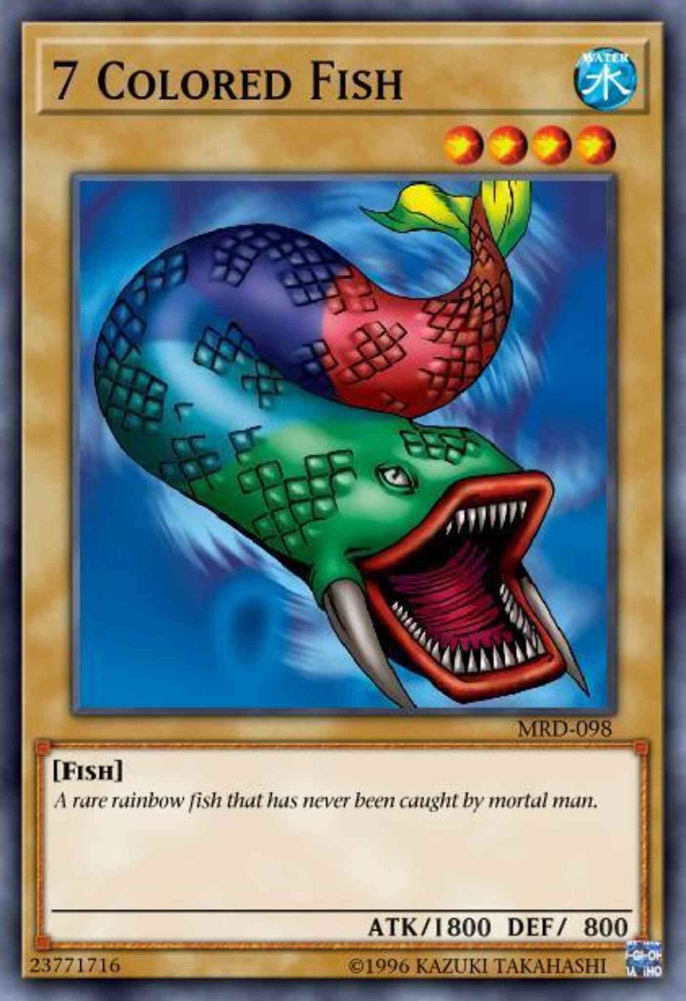 7 Colored Fish - SD4-EN002 - Common - 1st Edition
