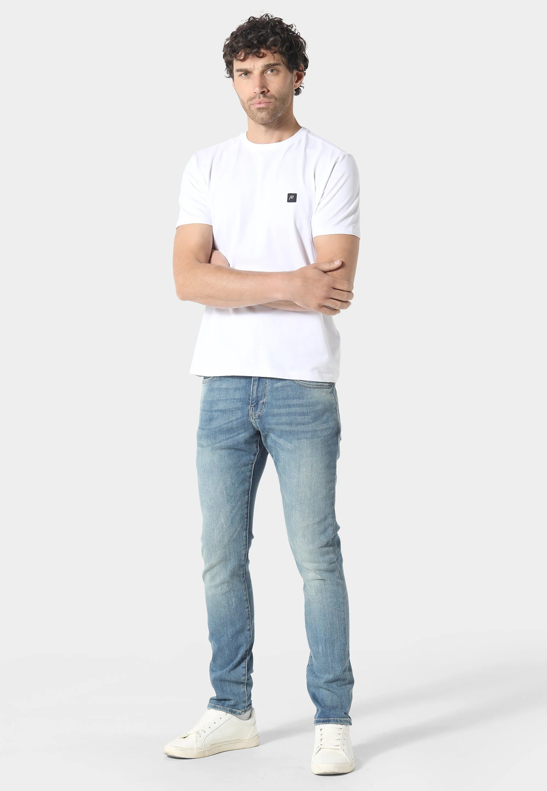 883 Police Dover White T-Shirt - Image 3