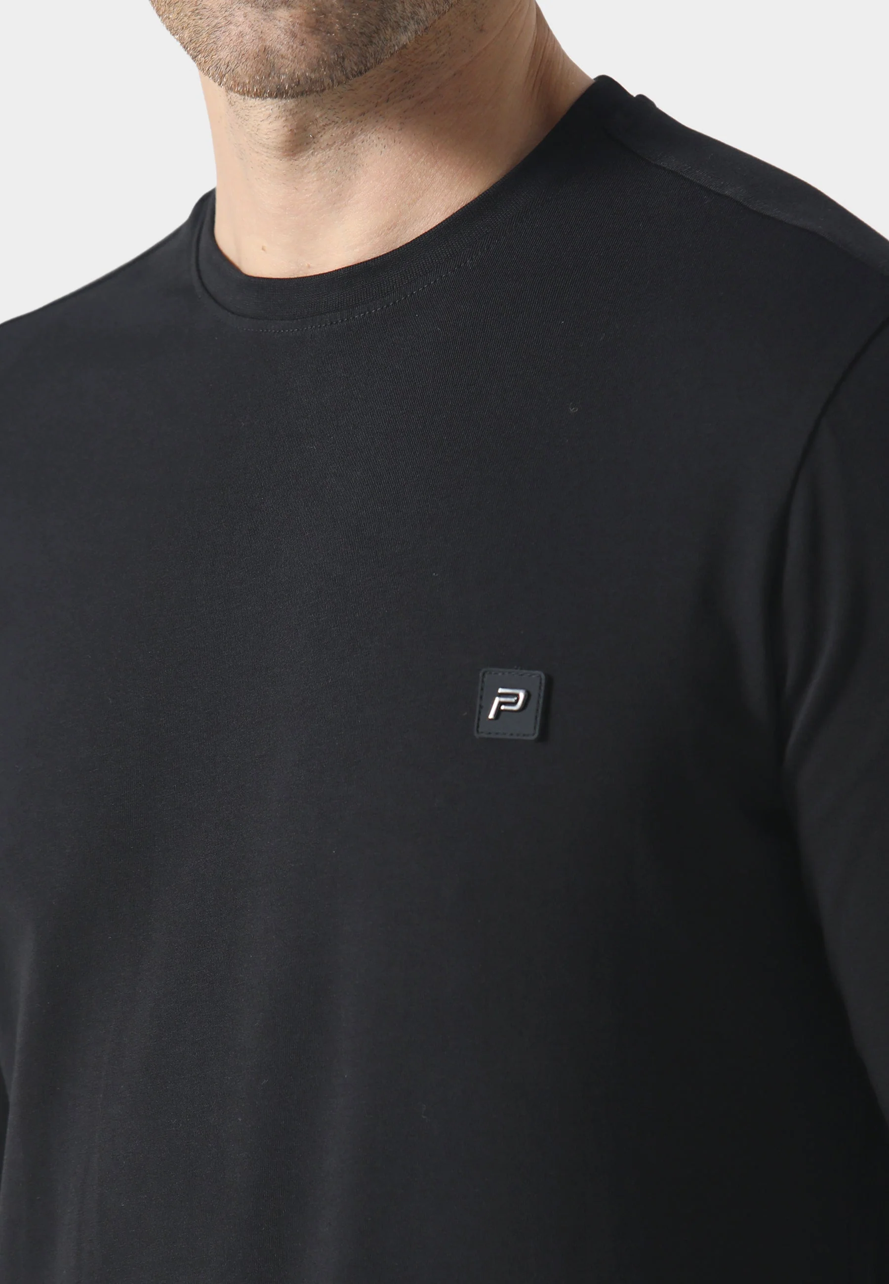 883 Police Highgate L/S Black T-Shirt - Image 4