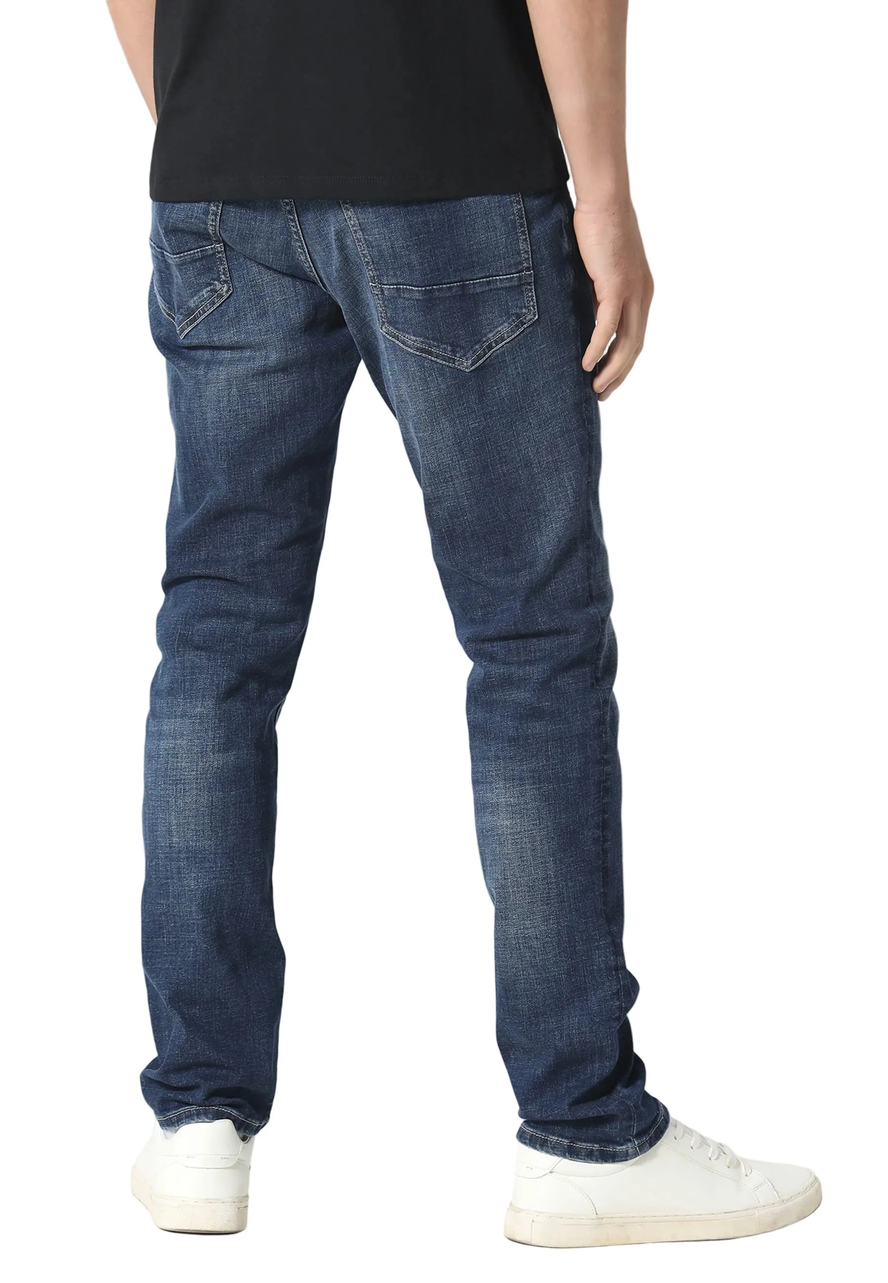883 Police TODD 1020 Dino Slim Fit Blue Jeans - Image 3