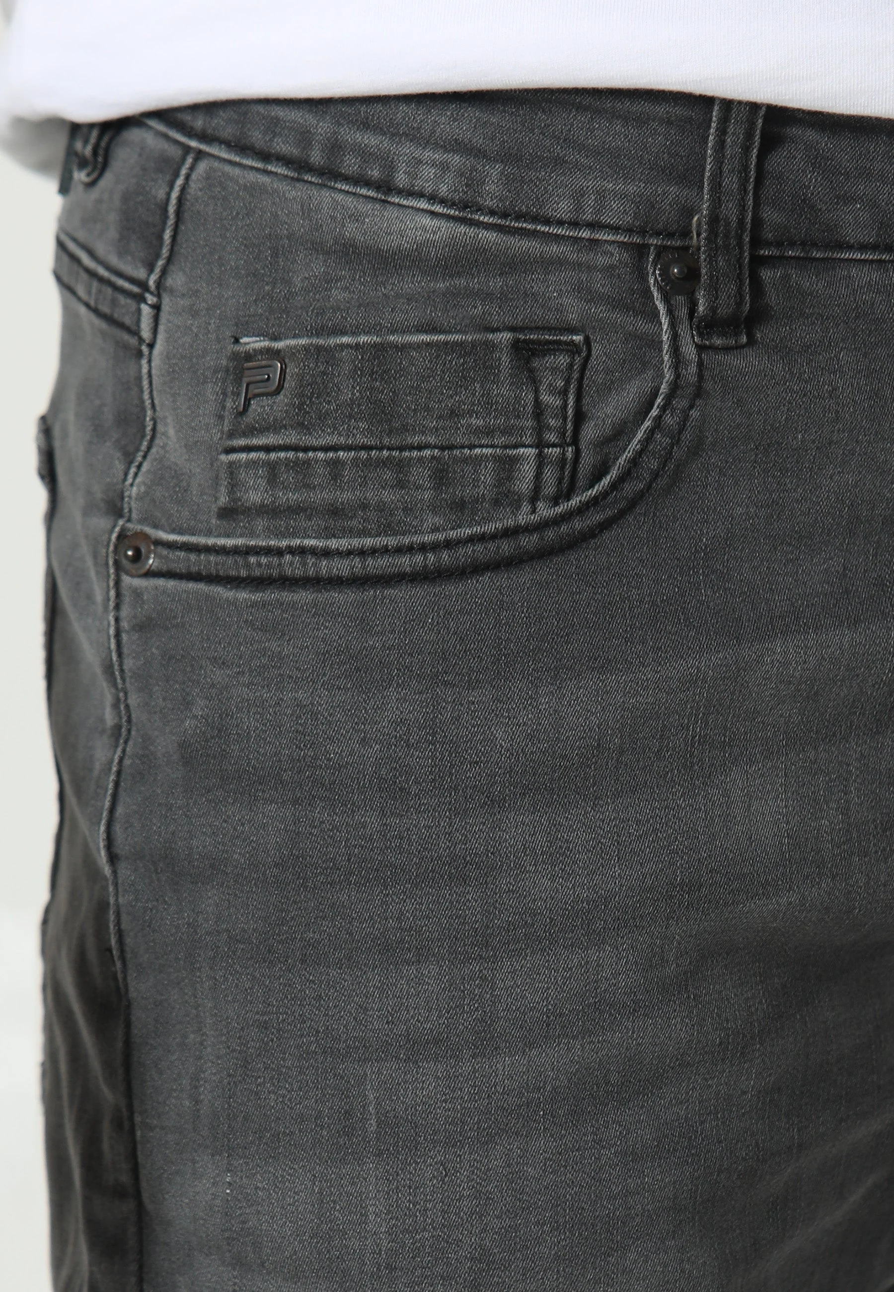 883 Police TODD 993 Mattia Regular Fit Grey Jeans - Image 4