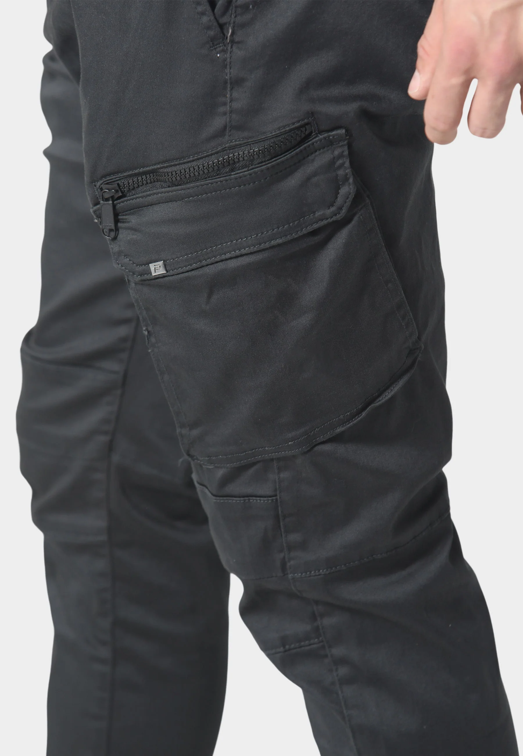 883 Police Ware Charcoal Cargo Pants - Image 5