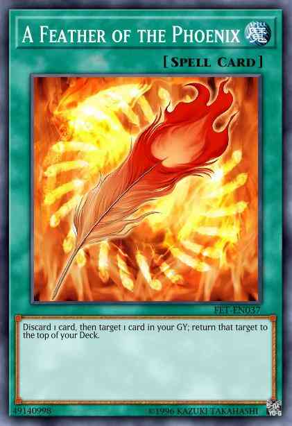 A Feather of the Phoenix - FET-EN037 - Super Rare - 1st Edition