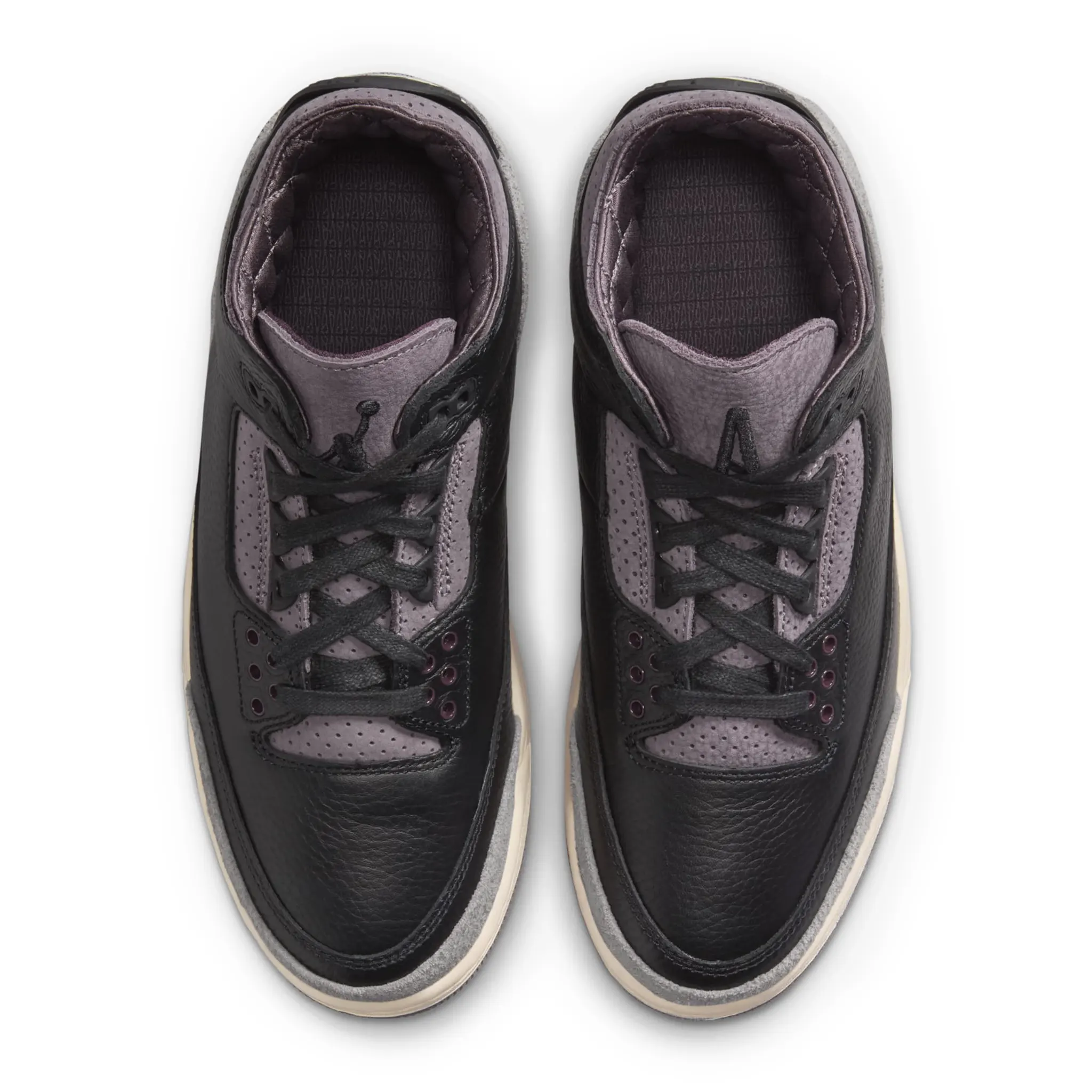 A Ma Maniére x Air Jordan 3 Retro Black Violet Ore (W) - Image 3