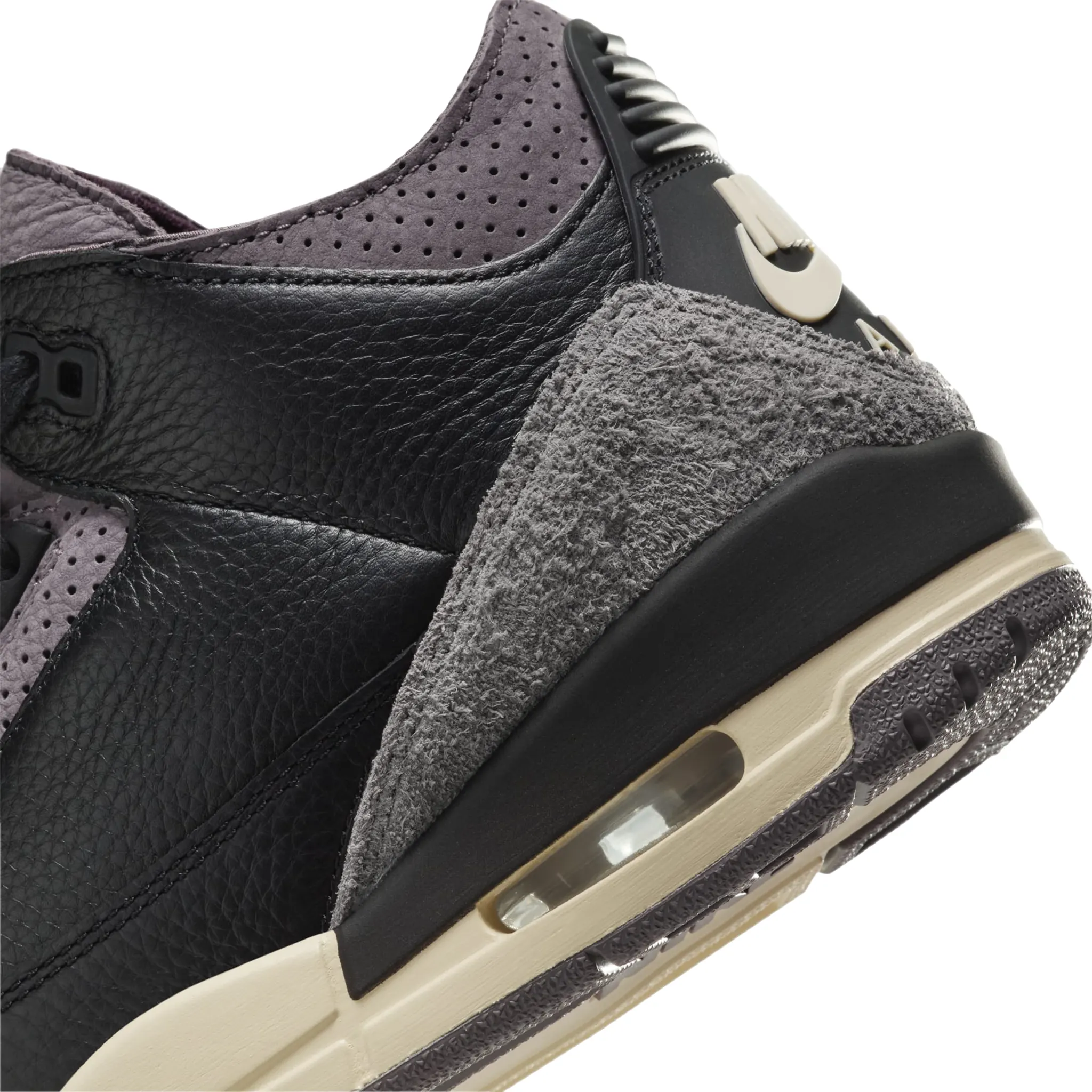 A Ma Maniére x Air Jordan 3 Retro Black Violet Ore (W) - Image 6