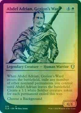 Abdel Adrian, Gorion's Ward [375] [Rulebook Showcase] [Commander Legends: Battle for Baldur's Gate] [Foil]