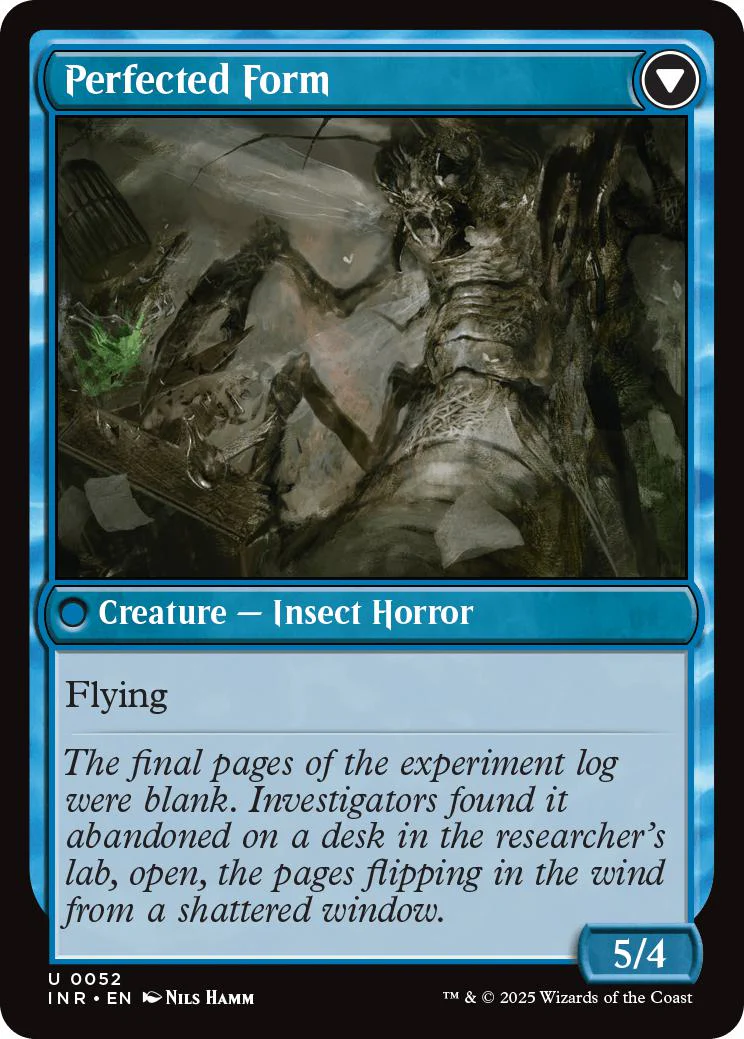 Aberrant Researcher // Perfected Form [52] [Innistrad Remastered] [Non-Foil] - Image 2