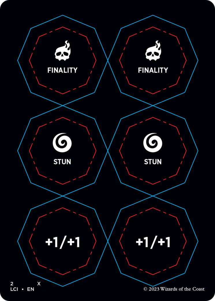Ability Punchcard (01) // Ability Punchcard (02) [19] [The Lost Caverns of Ixalan: Tokens] [Non-Foil] - Image 2