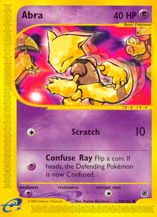 Abra - 93/165 - Common [ecard1-93] [Reverse Holo]