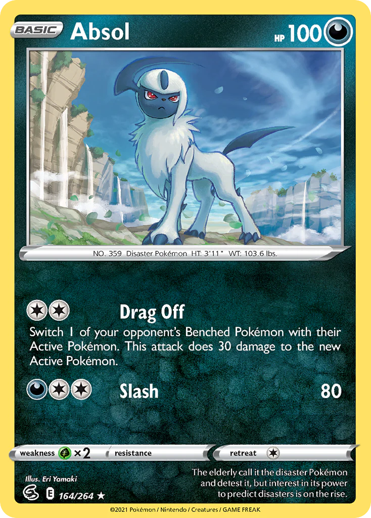 Absol - 164/264 - Rare [SWSH8-164] [Non-Holo]