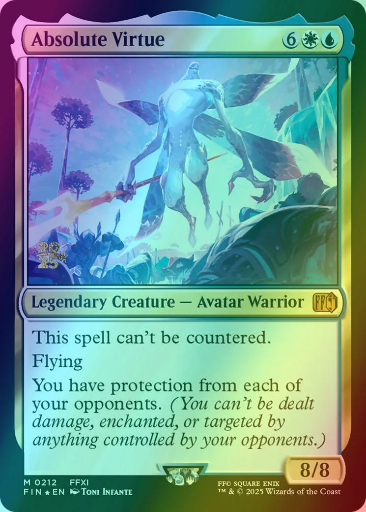 Absolute Virtue [212s] [Prerelease] [FINAL FANTASY: Promos] [Foil]