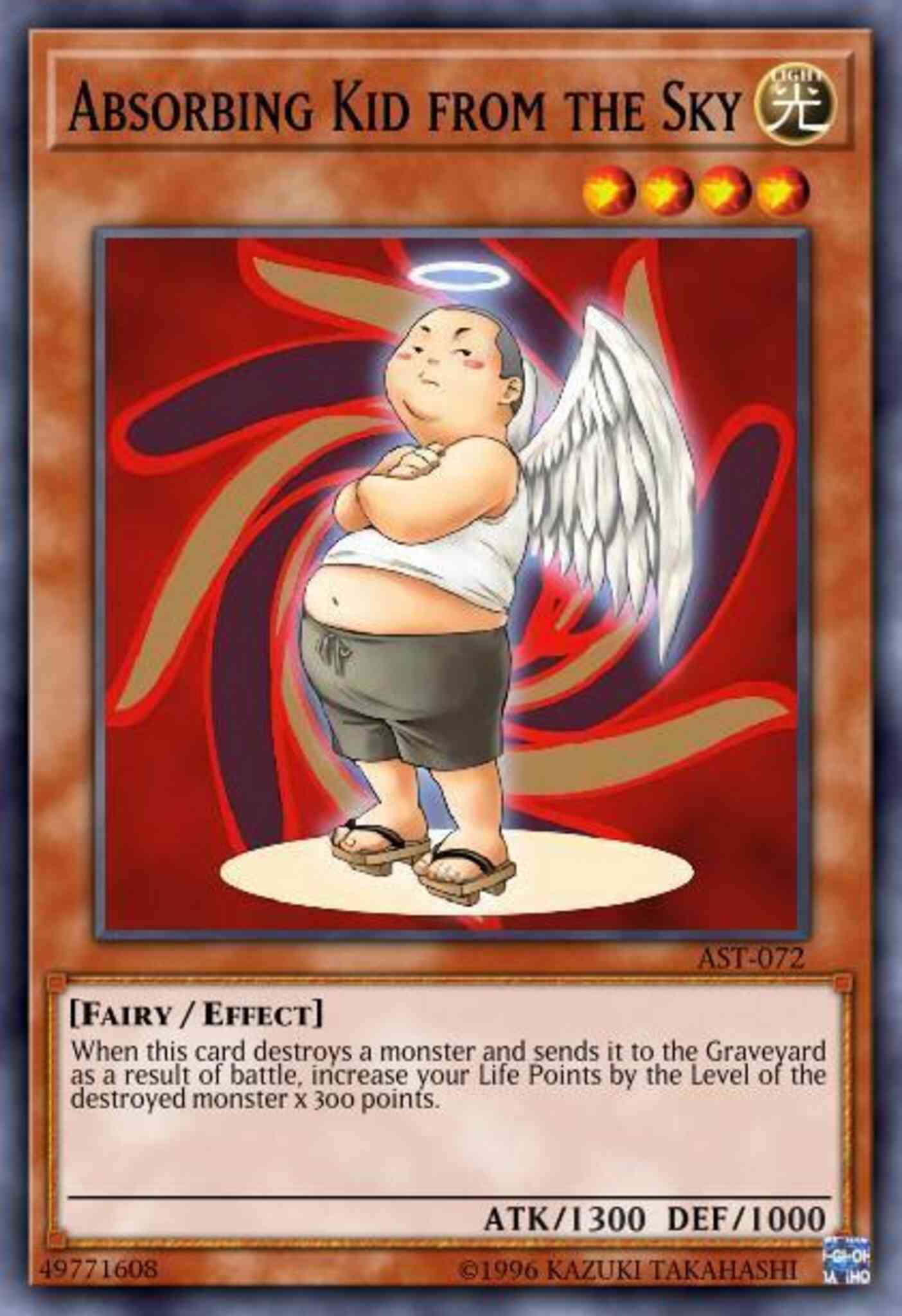 Absorbing Kid from the Sky - AST-072 - Common - 1st Edition