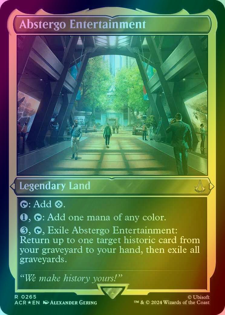 Abstergo Entertainment [265] [Assassin's Creed] [Etched Foil]