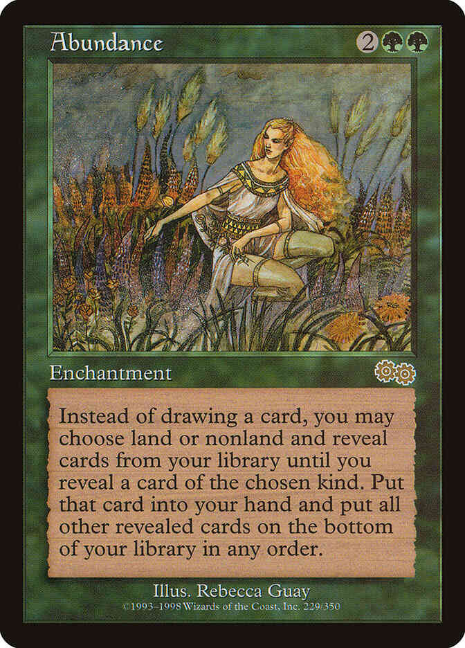 Abundance [229] [Urza's Saga] [Non-Foil]