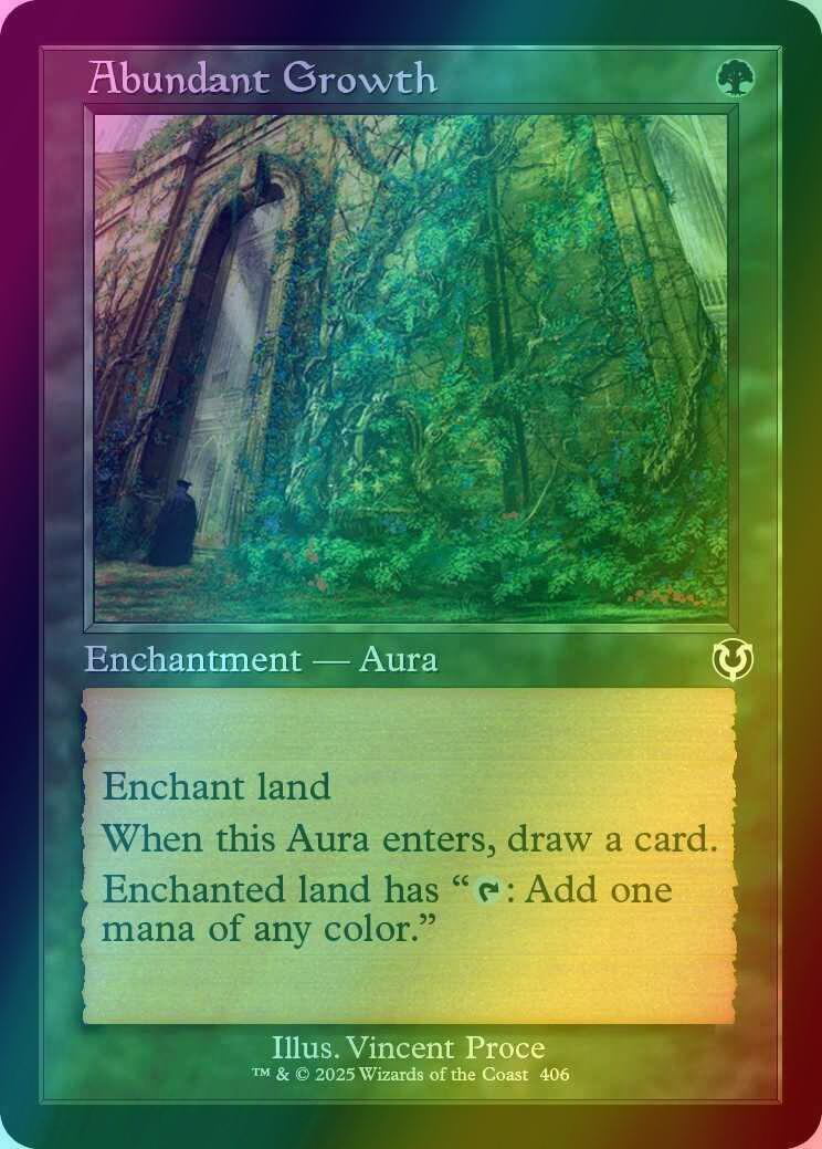 Abundant Growth [406] [Retro Frame] [Innistrad Remastered] [Foil]