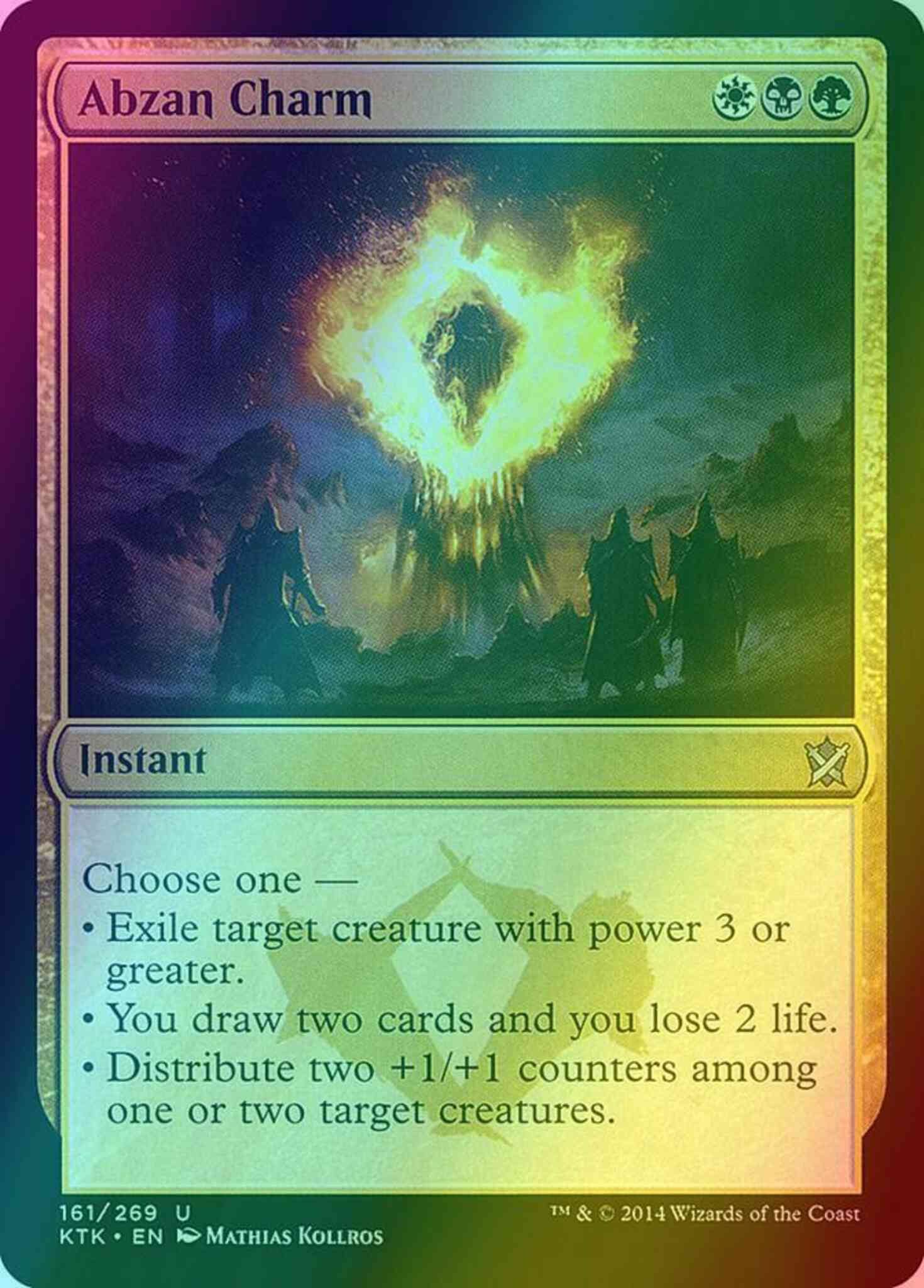 Abzan Charm [161] [Khans Of Tarkir] [Foil]