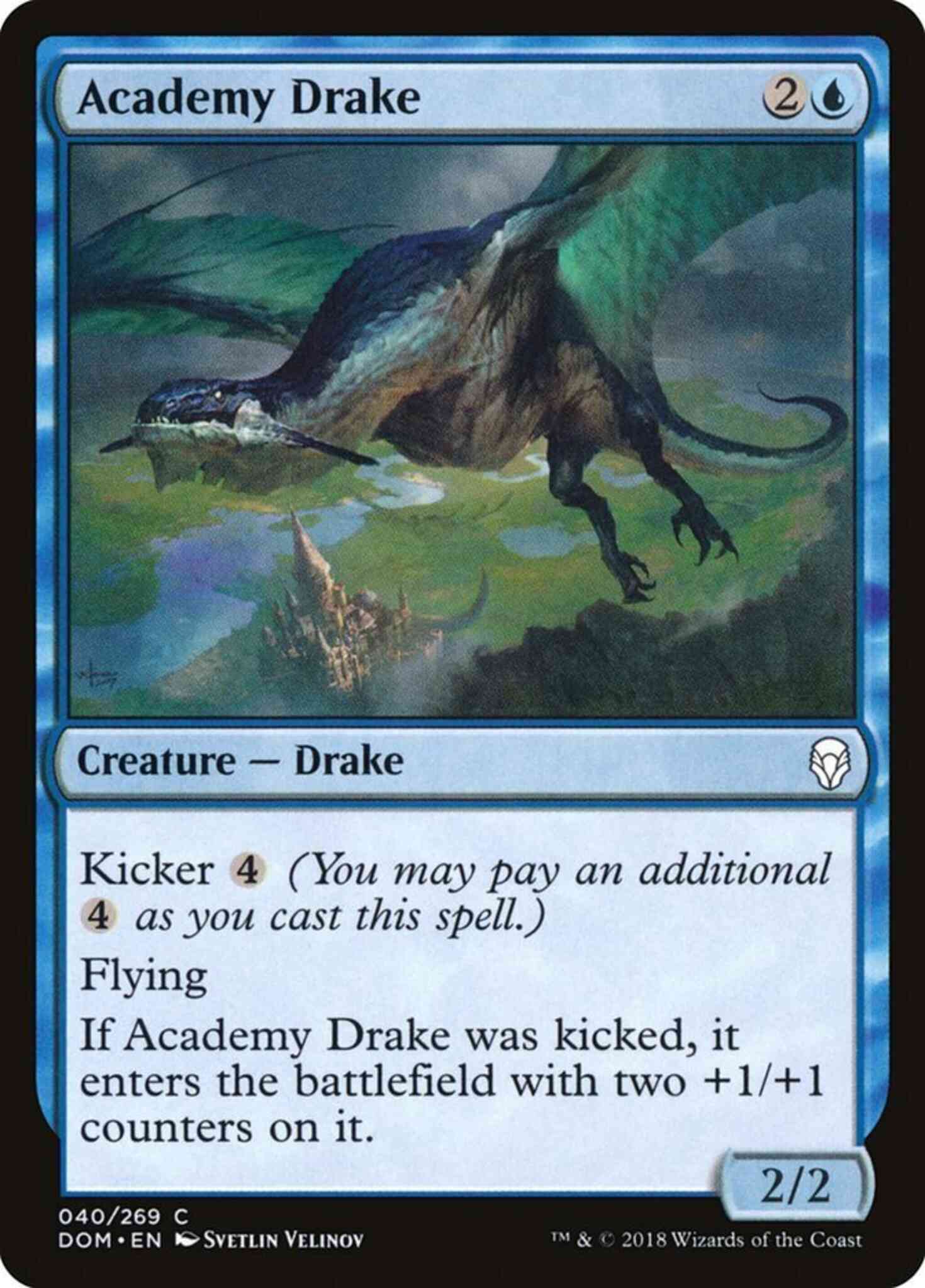 Academy Drake [40] [Dominaria] [Non-Foil]