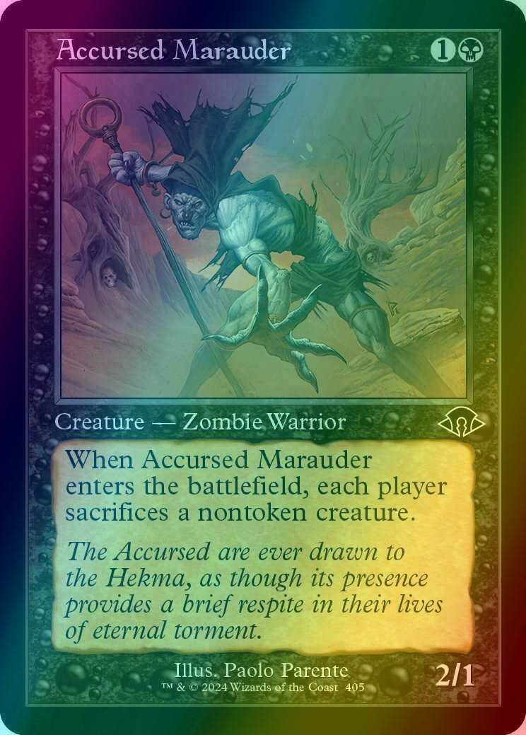 Accursed Marauder [405] [Retro Frame] [Modern Horizons 3] [Foil]