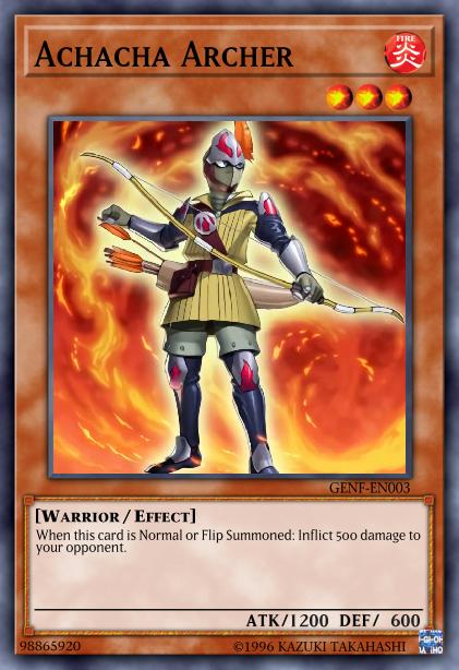 Achacha Archer - SP13-EN004 - Starfoil Rare - Unlimited