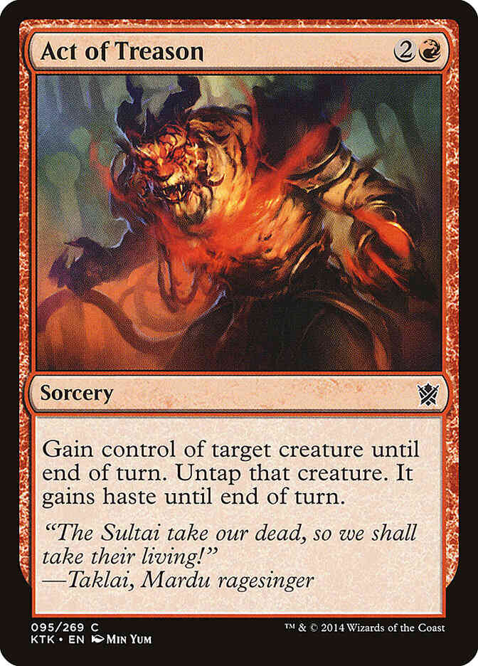 Act of Treason [95] [Khans Of Tarkir] [Non-Foil]