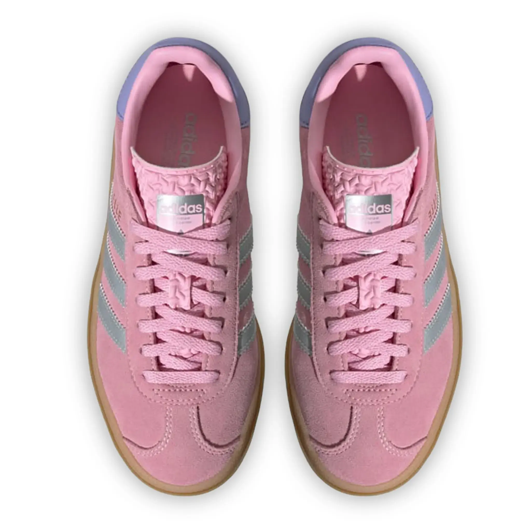 Adidas Gazelle Bold Kids True Pink Gum Silver Purple - Image 3