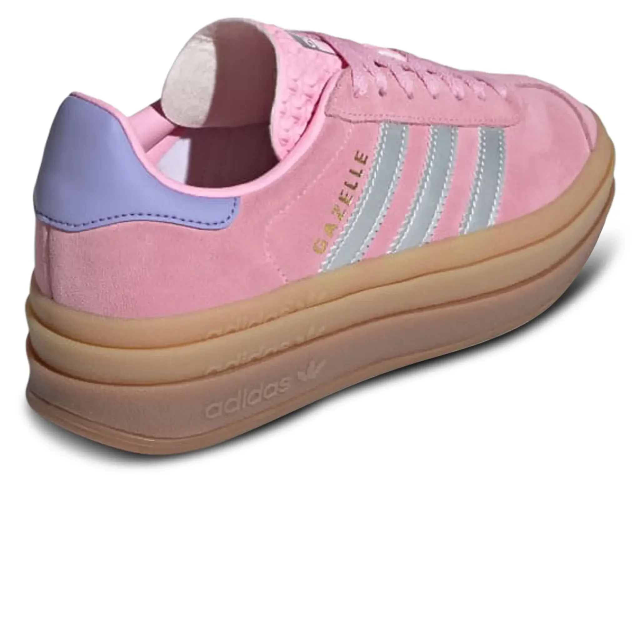 Adidas Gazelle Bold Kids True Pink Gum Silver Purple - Image 4