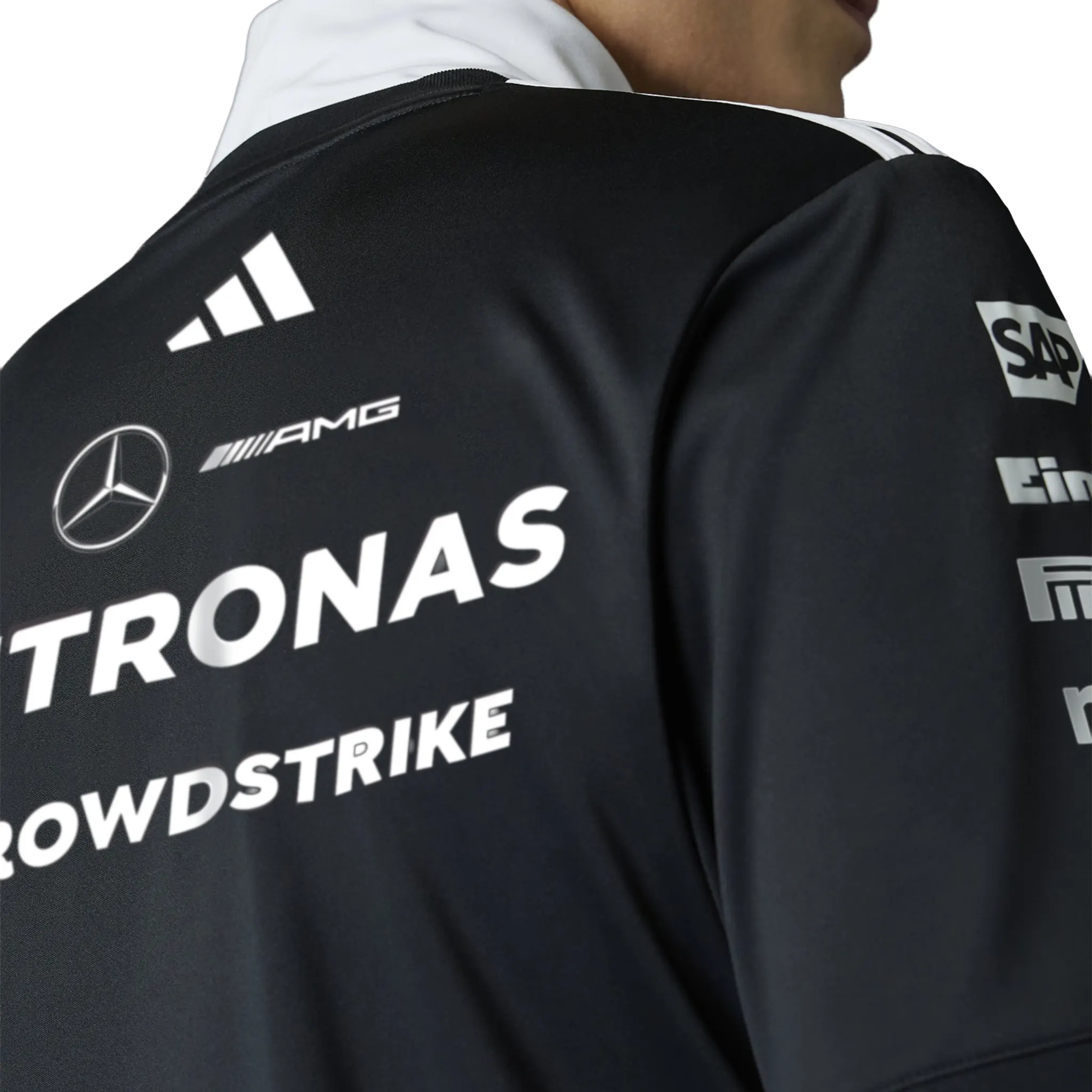 Adidas x Mercedes AMG Petronas Formula One Team Black T-Shirt - Image 7
