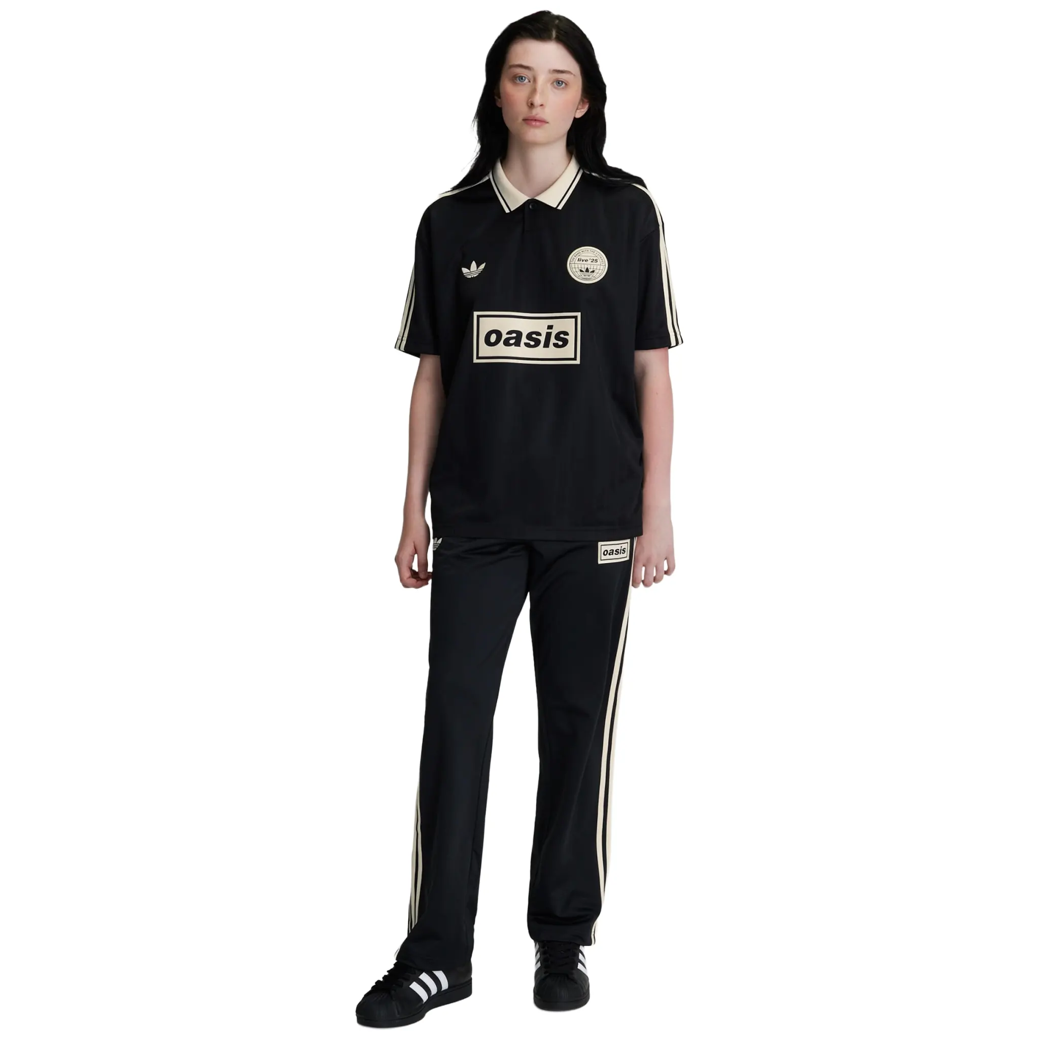 Adidas x Oasis Tour Jacquard Black Jersey - Image 6