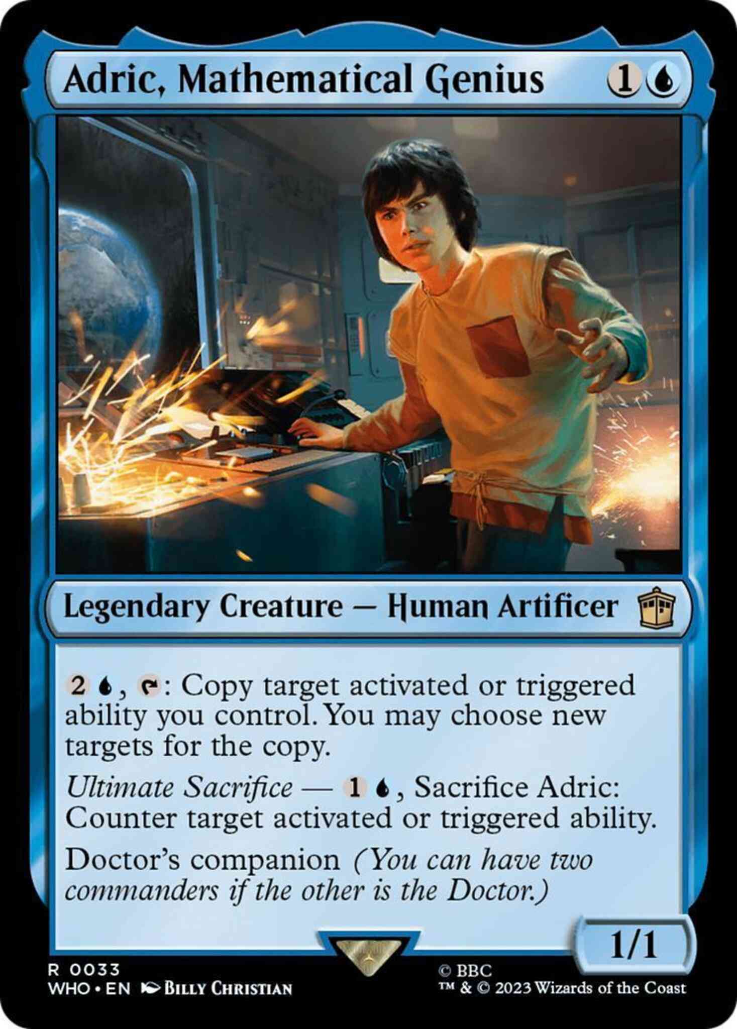 Adric, Mathematical Genius [33] [Universes Beyond: Doctor Who] [Non-Foil]