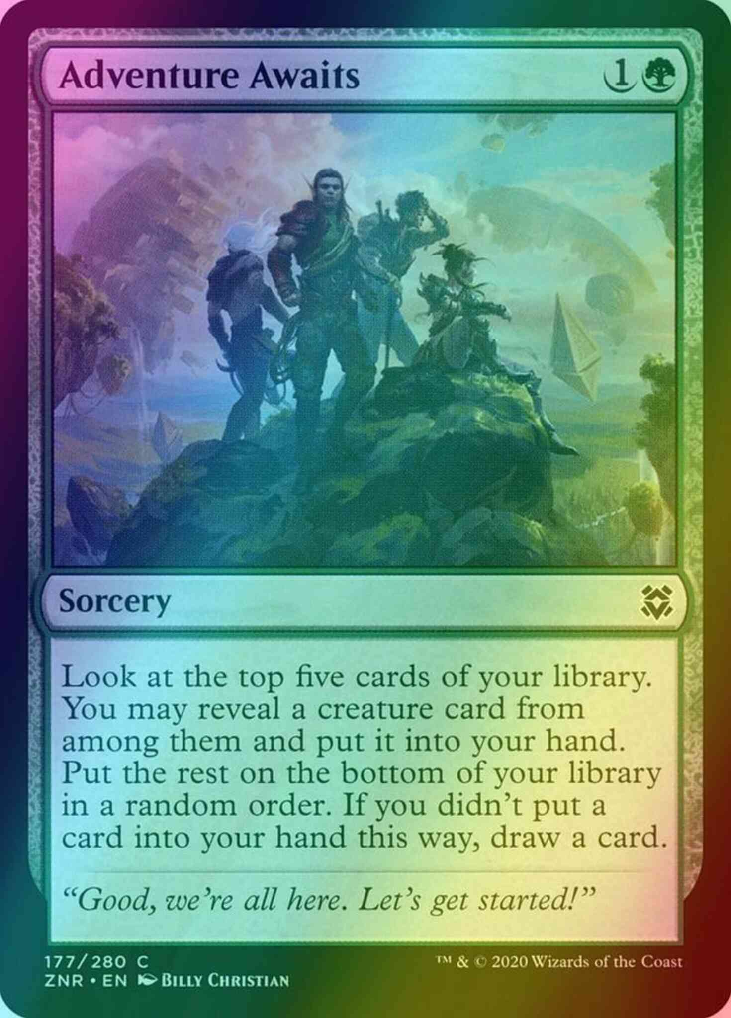 Adventure Awaits [177] [Zendikar Rising] [Foil]