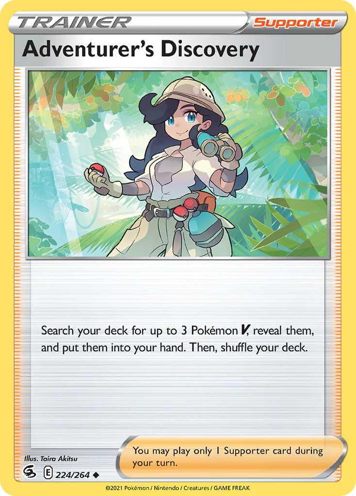 Adventurer's Discovery - 224/264 - Uncommon [SWSH8-224] [Non-Holo]