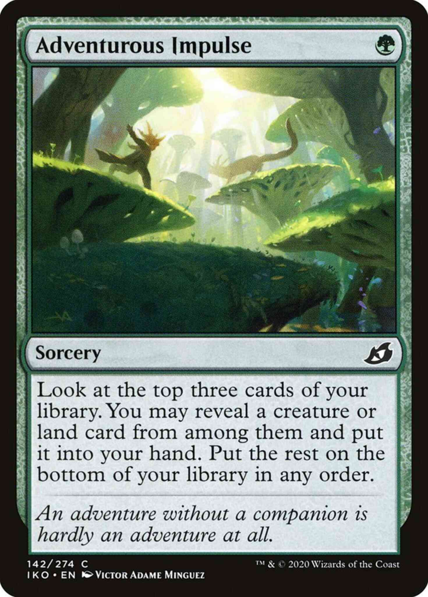 Adventurous Impulse [142] [Ikoria: Lair of Behemoths] [Non-Foil]