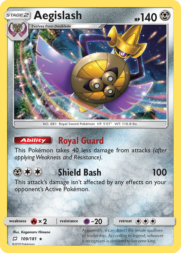 Aegislash - 109/181 - Rare Holo [sm9-109] [Holo]