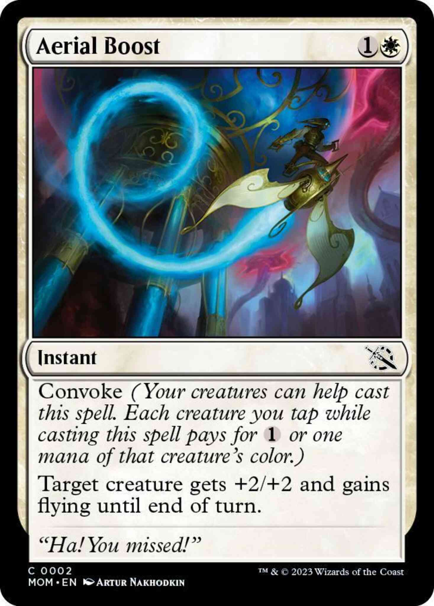 Aerial Boost [2] [March of the Machine] [Non-Foil]