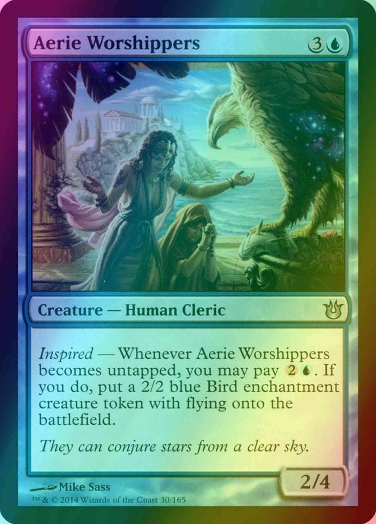 Aerie Worshippers [30] [Born of the Gods] [Foil]