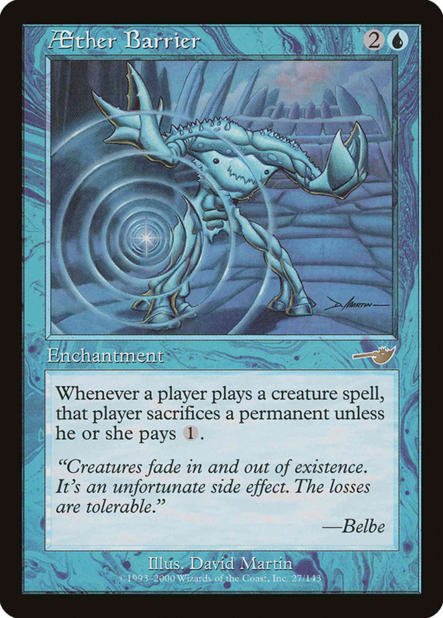 Aether Barrier [27] [Nemesis] [Non-Foil]