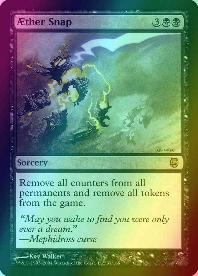 Aether Snap [37] [Darksteel] [Foil]