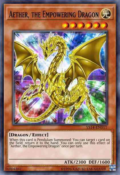 Aether, the Empowering Dragon - DEM3-EN008 - Common - Unlimited