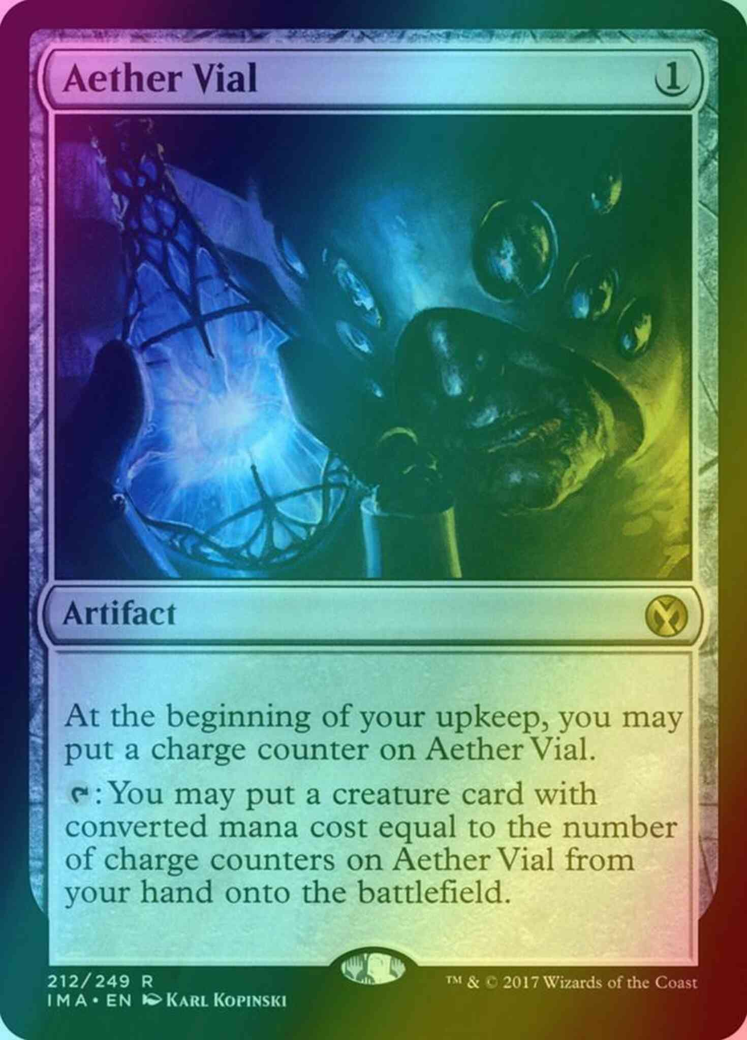 Aether Vial [212] [Iconic Masters] [Foil]