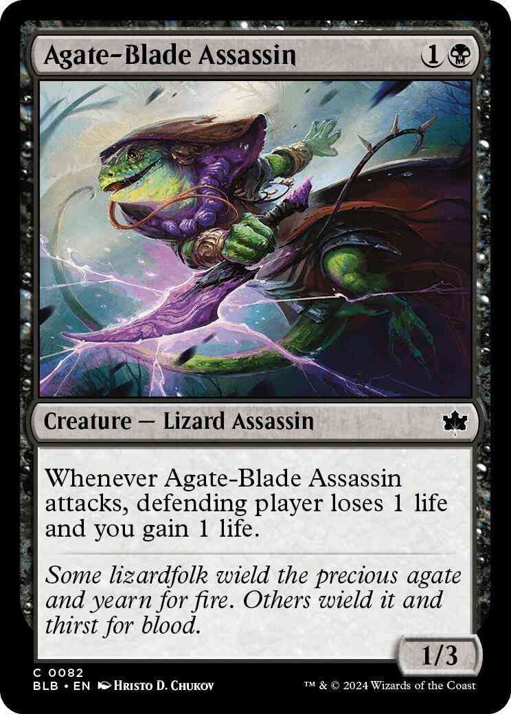 Agate-Blade Assassin [82] [Bloomburrow] [Non-Foil]