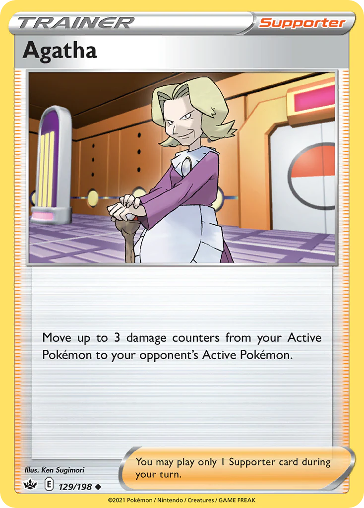 Agatha - 129/198 - Uncommon [swsh6-129] [Non-Holo]