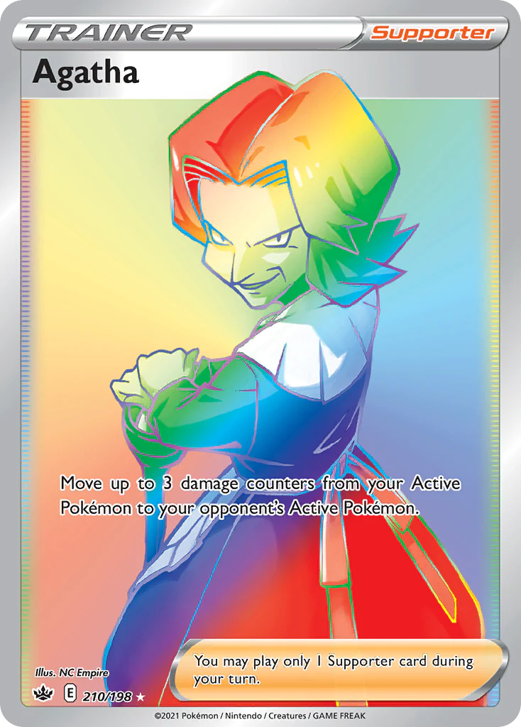 Agatha - 210/198 - Rare Rainbow [swsh6-210] [Secret]