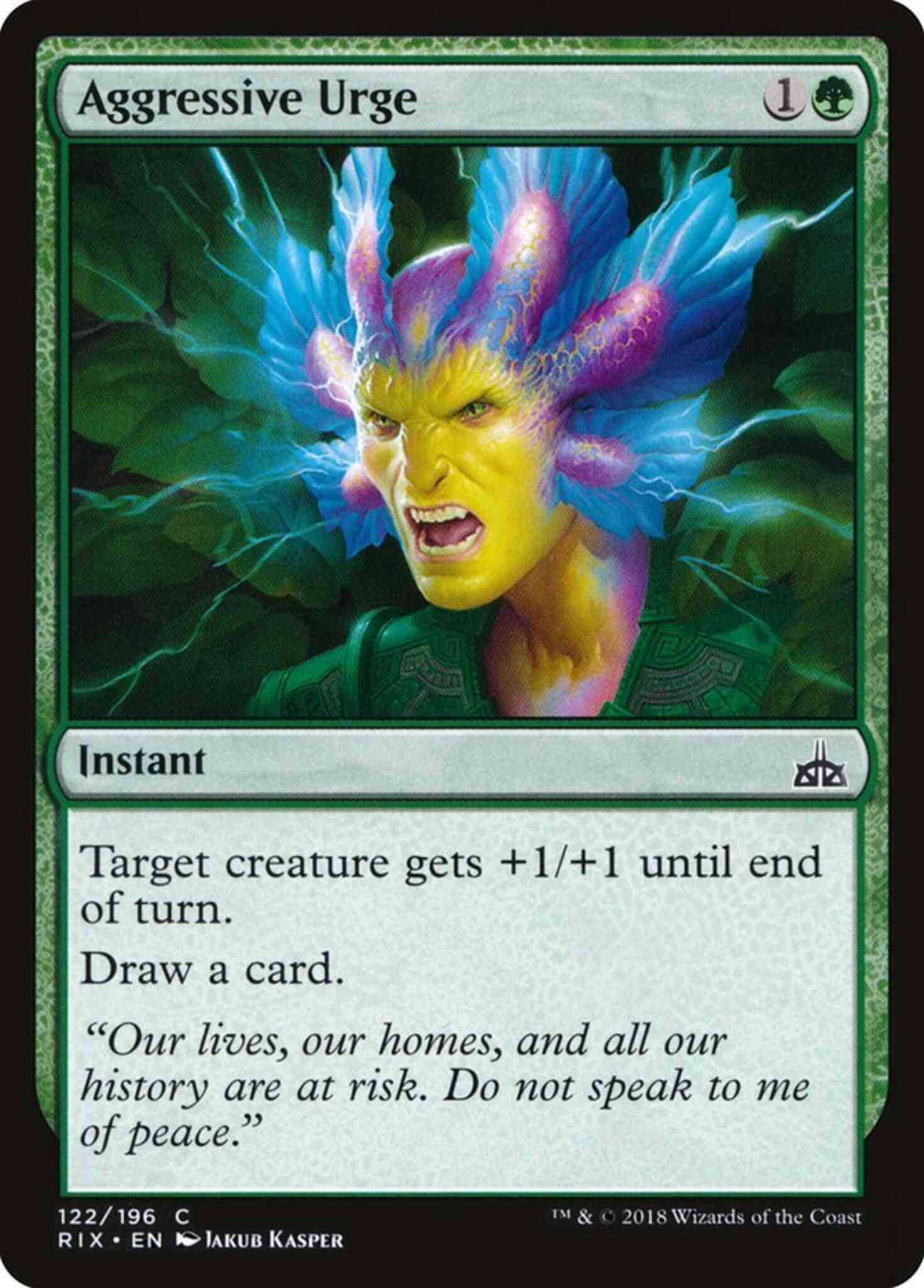 Aggressive Urge [122] [Rivals of Ixalan] [Non-Foil]