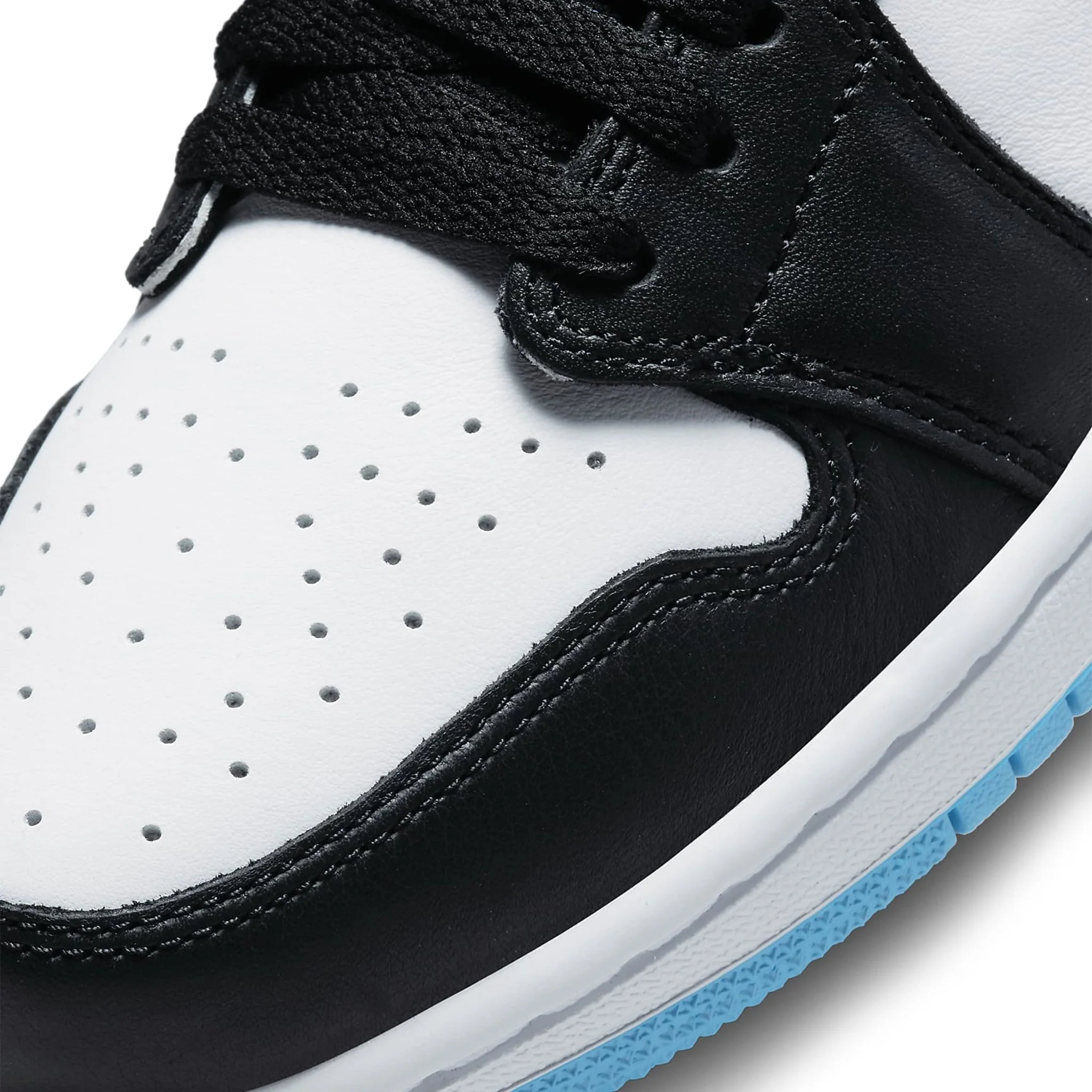 Air Jordan 1 Low Black Dark Powder Blue (W) - Image 6