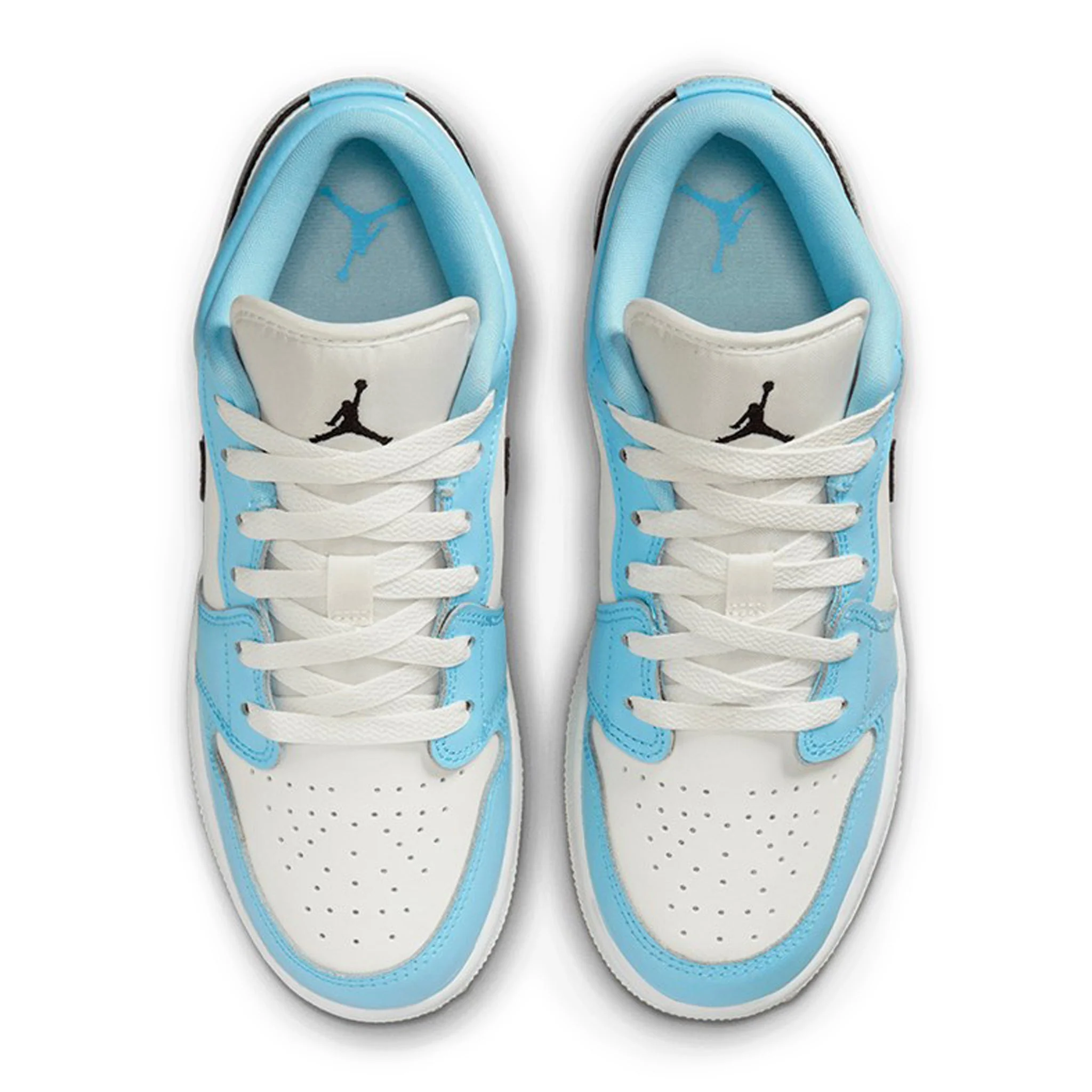 Air Jordan 1 Low Ice Blue Black (GS) - Image 3