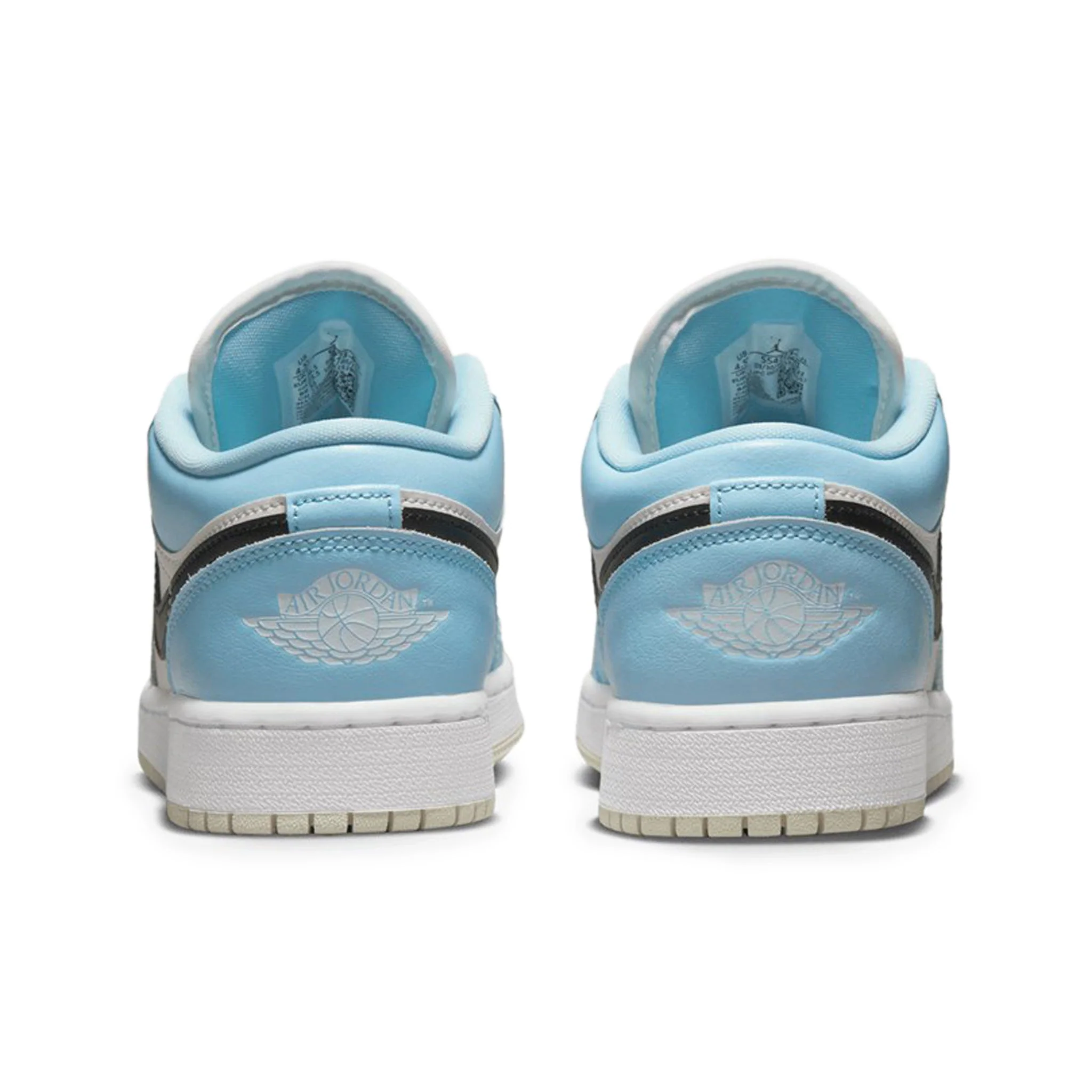 Air Jordan 1 Low Ice Blue Black (GS) - Image 4
