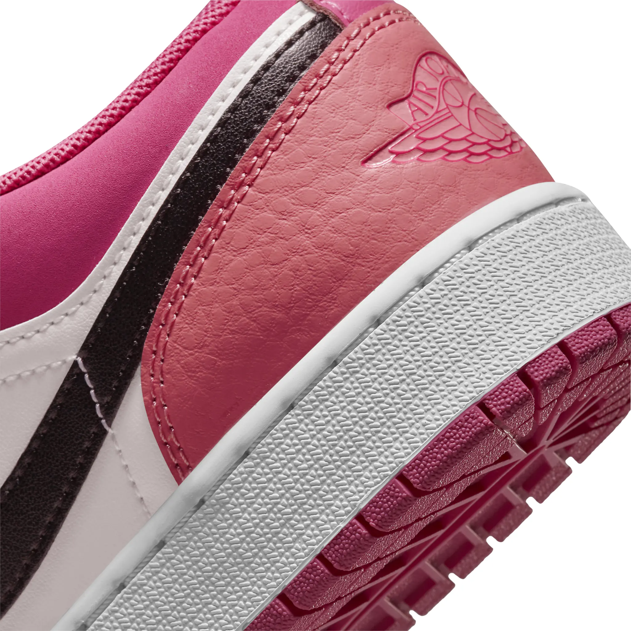 Air Jordan 1 Low Pink Red (GS) - Image 7