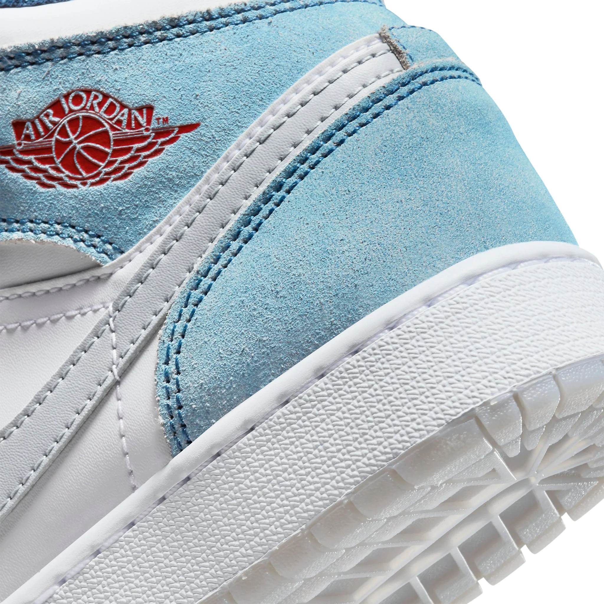 Air Jordan 1 Mid SE French Blue Light Steel (GS) - Image 7