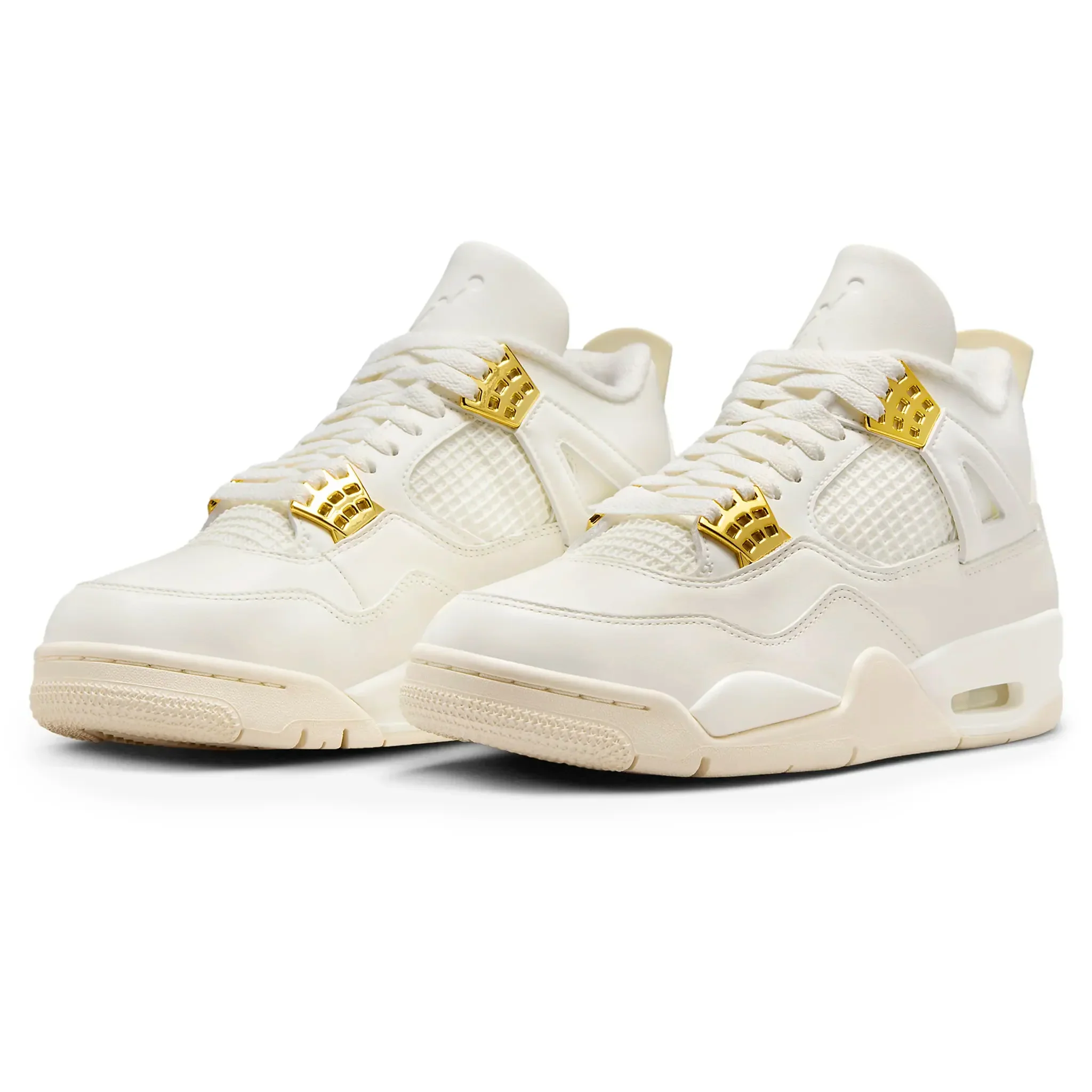 Air Jordan 4 Retro Sail Metallic Gold (W) - Image 2