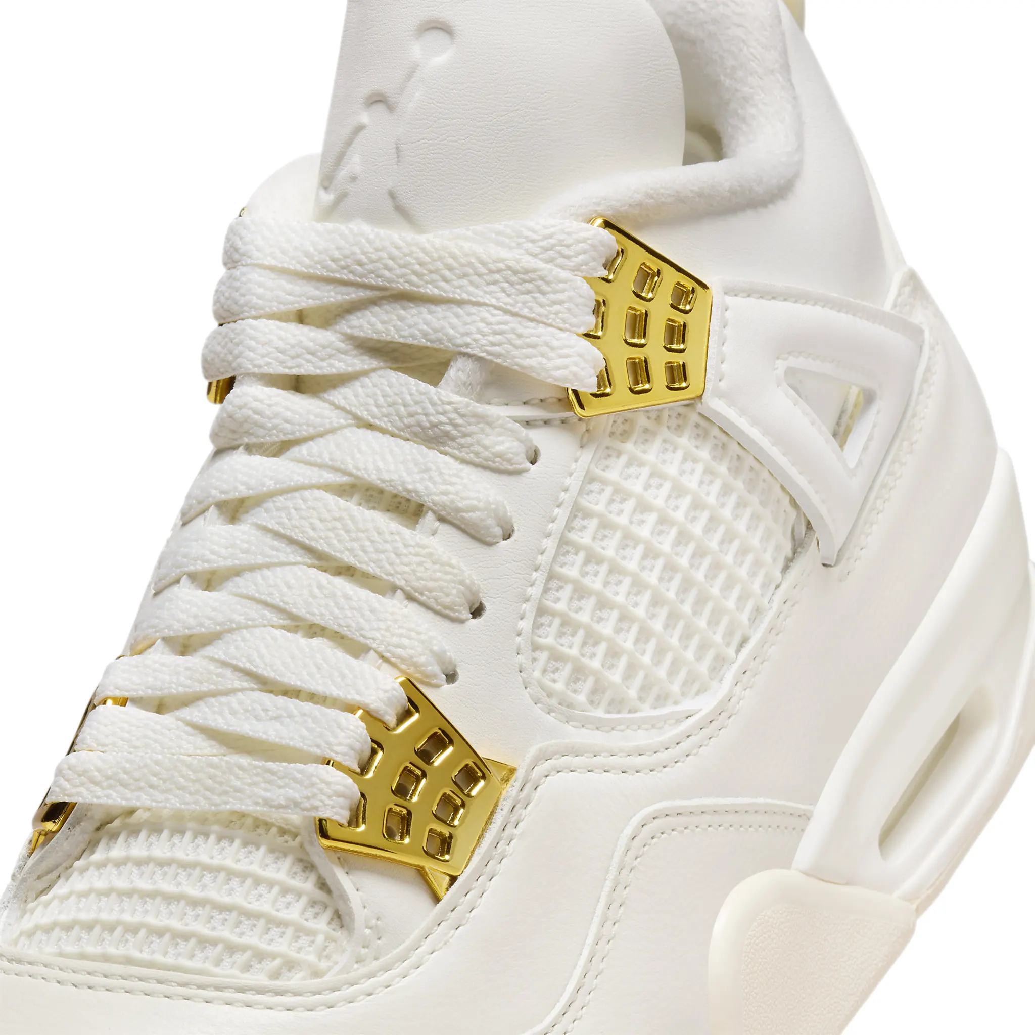 Air Jordan 4 Retro Sail Metallic Gold (W) - Image 6